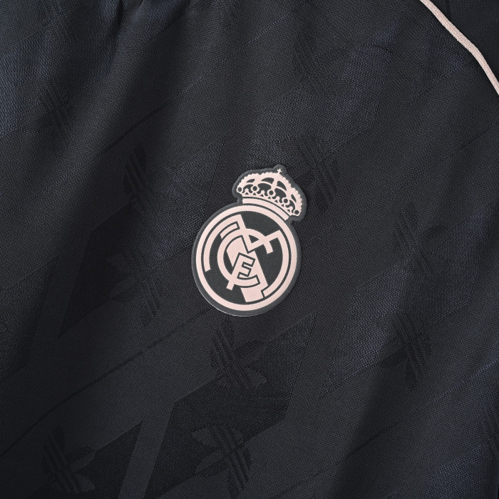 Retro Model 2024-2025 Real Madrid Black Soccer Jersey Real Football Shirt