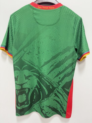 Fan Version 2025 Cameroon Home Soccer Jersey Cameroun Football Shirt