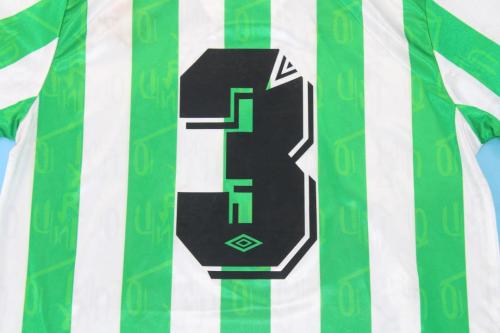 Retro Jersey 1994-1995 Real Betis 3 Home Soccer Jersey Vintage Football Shirt