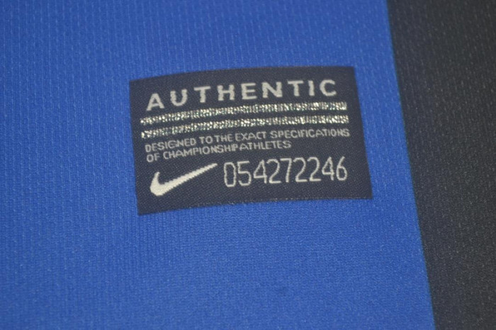 with Scudetto+UCL Patch Retro Jersey 2008-2009 Inter Milan UCL Version Home Soccer Jersey Vintage Football Shirt