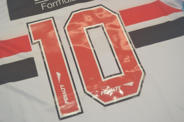 Retro Jersey 1991 Sao Paulo 10 Home Soccer Jersey Vintage Football Shirt