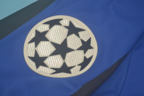 with Scudetto+UCL Patch Retro Jersey 2008-2009 Inter Milan UCL Version Home Soccer Jersey Vintage Football Shirt