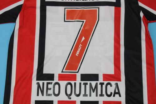 Retro Jersey 1991 Sao Paulo NEO QUIMICA 7 Away Soccer Jersey Vintage Football Shirt