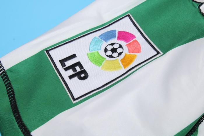 with LFP Patch Retro Jersey 2003-2004 Real Betis ASSUNCAO 20 Home Soccer Jersey Vintage Football Shirt