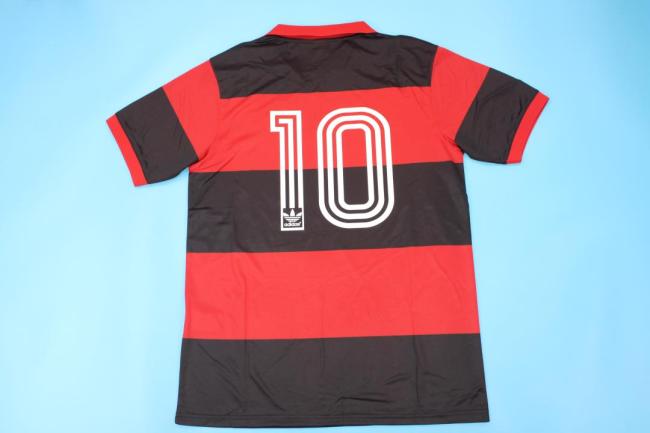 Retro Jersey 1984 Flamengo 10 Home Soccer Jersey Vintage Football Shirt
