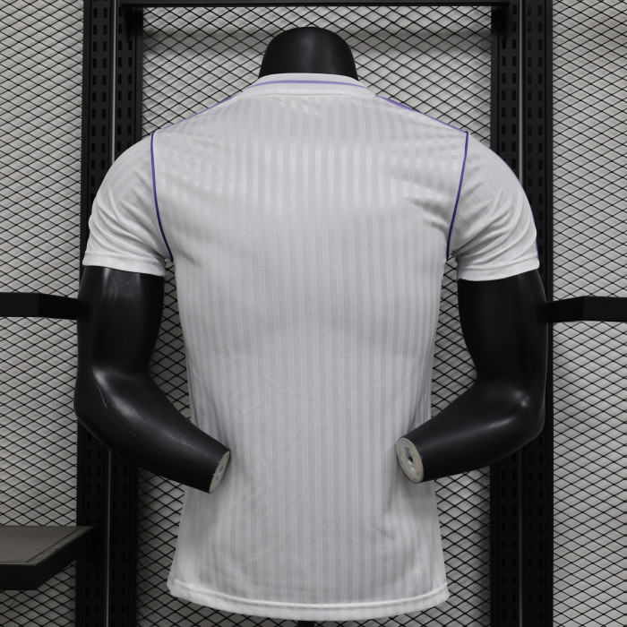 Retro Model Player Version Real Madrid 2025-2026 White Soccer Jersey Real Football Shirt