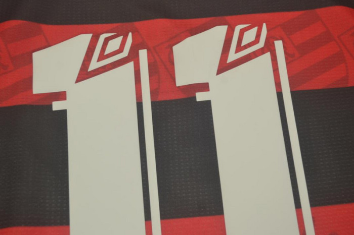Retro Jersey 1995-1996 Flamengo 11 Home Soccer Jersey Vintage Football Shirt