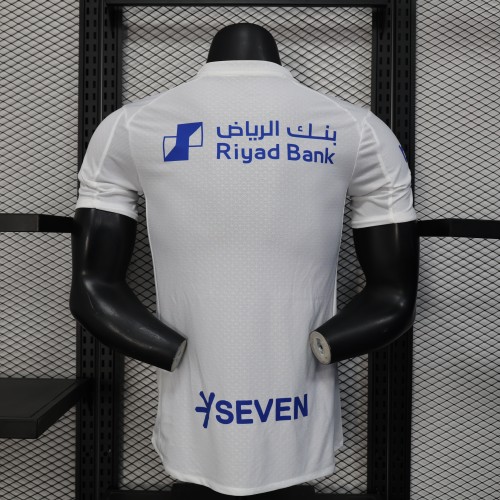 Player Version 2025-2026 Al-Hilal Saudi Away White Soccer Jersey Football Shirt