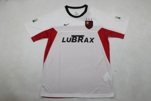 Retro Jersey 2001-2002 Flamengo Away White Soccer Jersey Vintage Football Shirt
