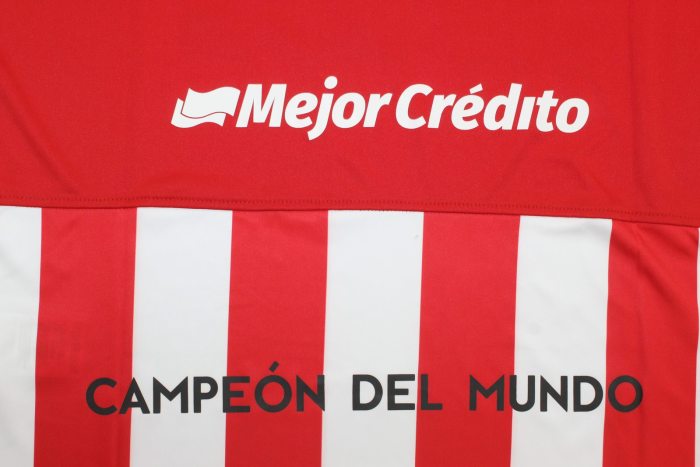 with AFA Patch Fans Version 2025-2026 La Plata Home Soccer Jersey Football Shirt