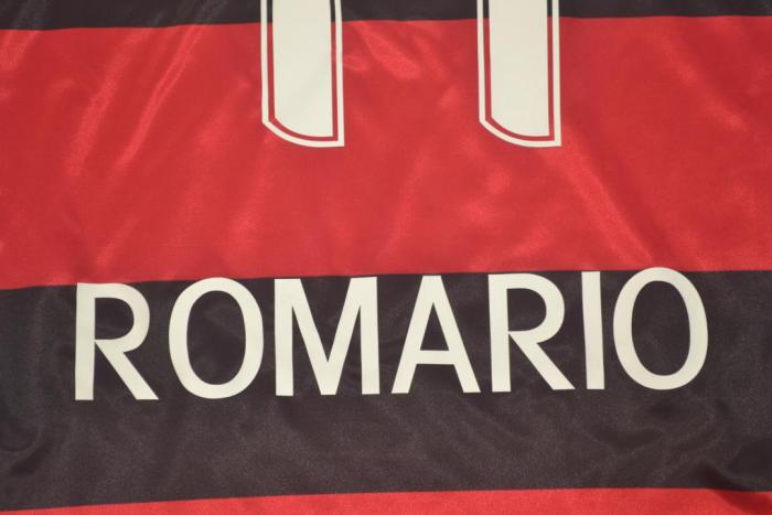 Retro Jersey 1990 Flamengo ROMARIO 11 Home Soccer Jersey Vintage Football Shirt