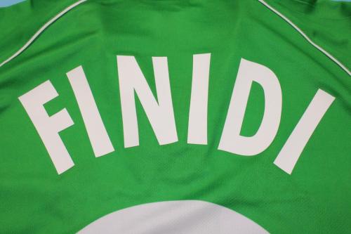 Retro Jersey Real Betis 1998-1999 Home FINIDI 25 Soccer Jersey Vintage Football Shirt