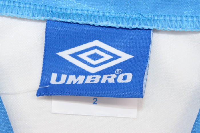 Retro Jersey 1994-1995 Inter Milan BERGKAMP 10 Away White Soccer Jersey Vintage Football Shirt