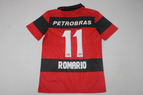 Retro Jersey 1999 Flamengo ROMARIO 11 Home Soccer Jersey Vintage Football Shirt