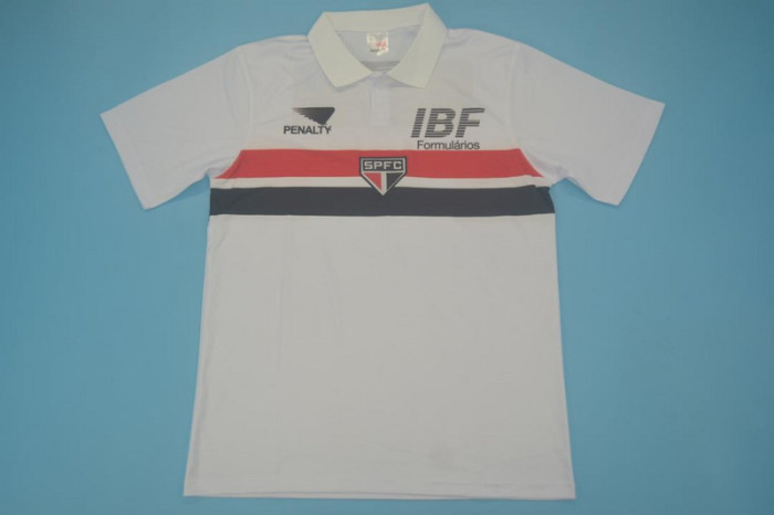 Retro Jersey 1991 Sao Paulo 10 Home Soccer Jersey Vintage Football Shirt