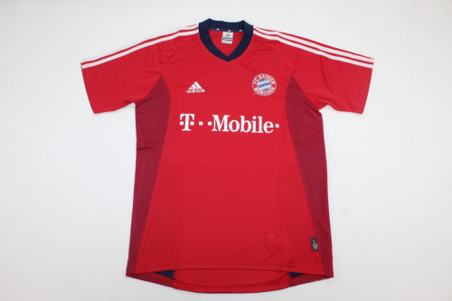 Retro Jersey 2002-2003 Bayern Munich LAHM 29 Home Soccer Jersey Vintage Football Shirt