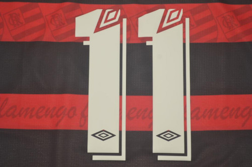 Retro Jersey 1995-1996 Flamengo 11 Home Soccer Jersey Vintage Football Shirt
