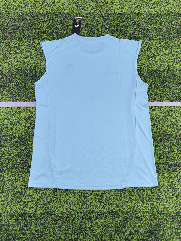 Fan Version 2025-2026 Real Madrid Blue Soccer Vest
