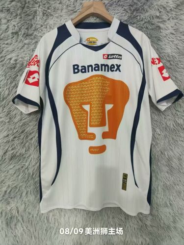 Retro Jersey 2008-2009 Pumas Home Soccer Jersey Vintage Football Shirt
