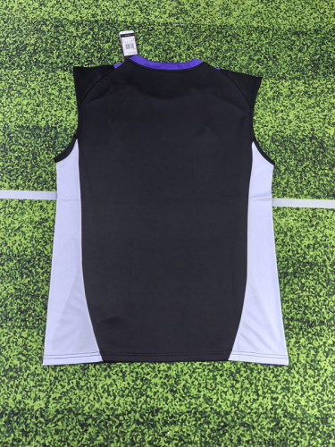Fan Version 2025-2026 Real Madrid Black Soccer Vest