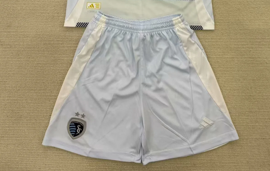 Fan Version 2025-2026 Kansas City Home Soccer Shorts Football Shorts