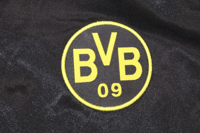 Retro Jersey 1998 Borussia Dortmund Away Black Soccer Jersey BVB Vintage Football Shirt