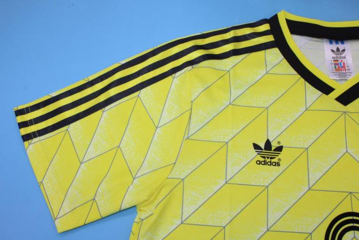 Retro Jersey 1988 Borussia Dortmund MUSSA 1 Home Soccer Jersey Vintage BVB Football Shirt