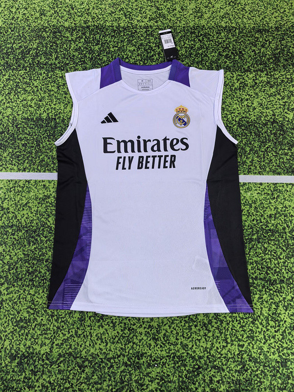 Fan Version 2025-2026 Real Madrid Purple Soccer Vest