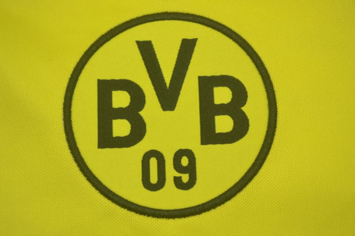 Retro Jersey Borussia Dortmund 1995-1996 SAMMER 6 Home Soccer Jersey Vintage BVB Football Shirt