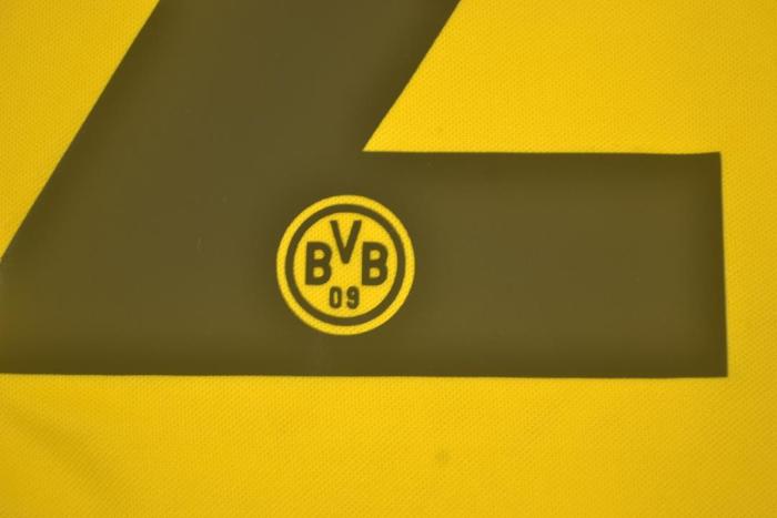 with UCL Patch Retro Jersey Borussia Dortmund 2001-2002 AMOROSO 22 Home Soccer Jersey Vintage BVB Football Shirt
