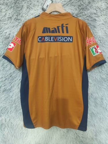 Retro Jersey 2008-2009 Pumas Third Away Gold Soccer Jersey Vintage Football Shirt