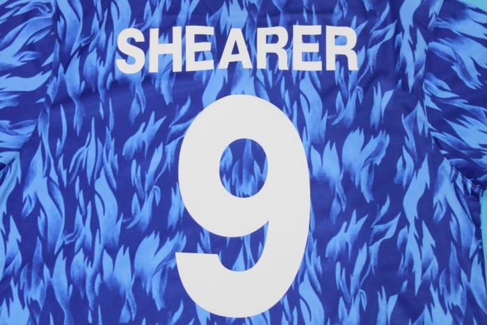 Retro Jersey 1991-1993 Southampton SHEARER 9 Away Blue Soccer Jersey Vintage Football Shirt