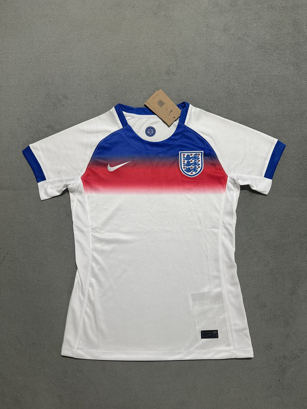 Women England 2025 Home Soccer Jersey Girl Football Shirt