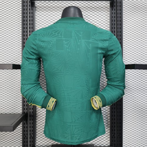 Long Sleeve Player Version 2025 Mexico Green Special Edition Soccer Jersey Adulto Camiseta de Futbol