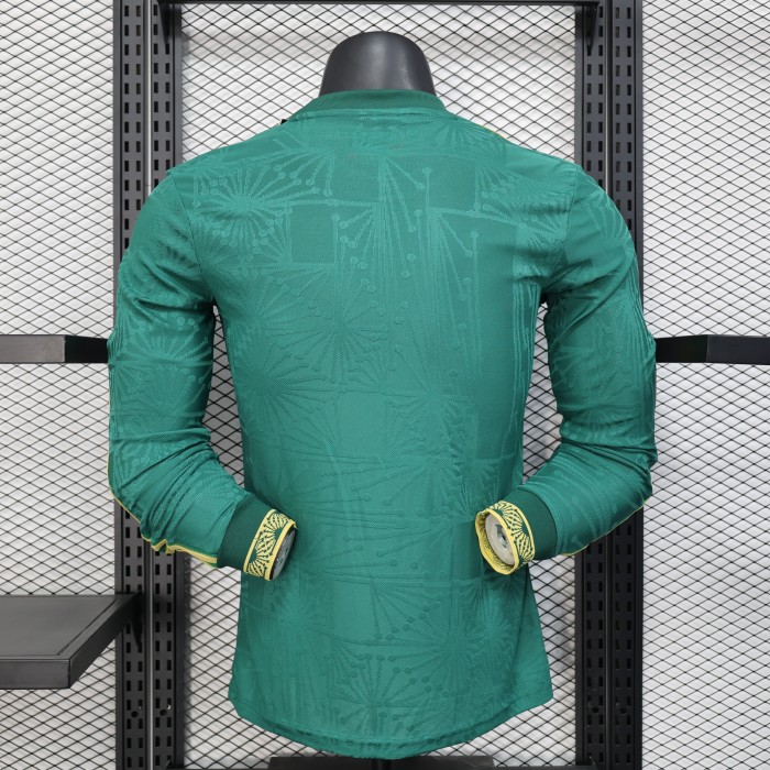 Long Sleeve Player Version 2025 Mexico Green Special Edition Soccer Jersey Adulto Camiseta de Futbol