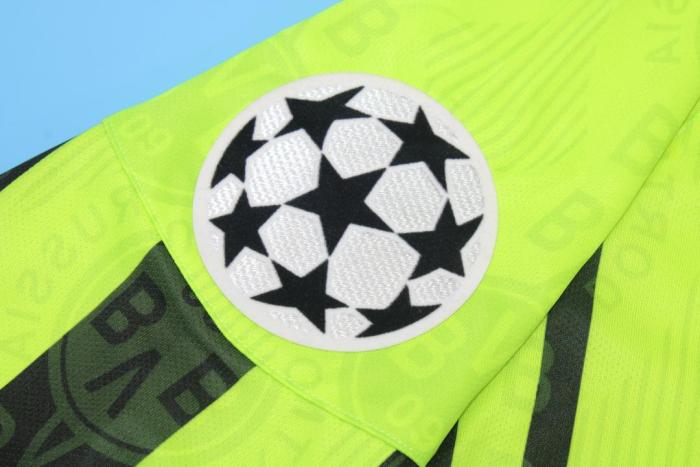 with UCL Patch Retro Jersey 1996-1997 Borussia Dortmund Home Soccer Jersey Vintage BVB Football Shirt