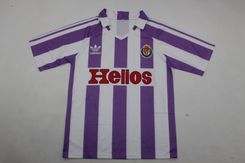 Retro Jersey 1984 Real Valladolid 10 Home Soccer Jersey Vintage Football Shirt