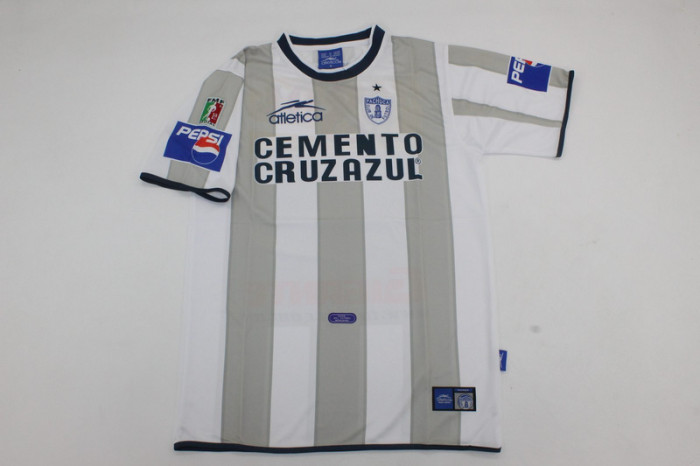 Retro Jersey 2001-2002 Pachuca GUERRA 7 Away Soccer Jersey Vintage Football Shirt