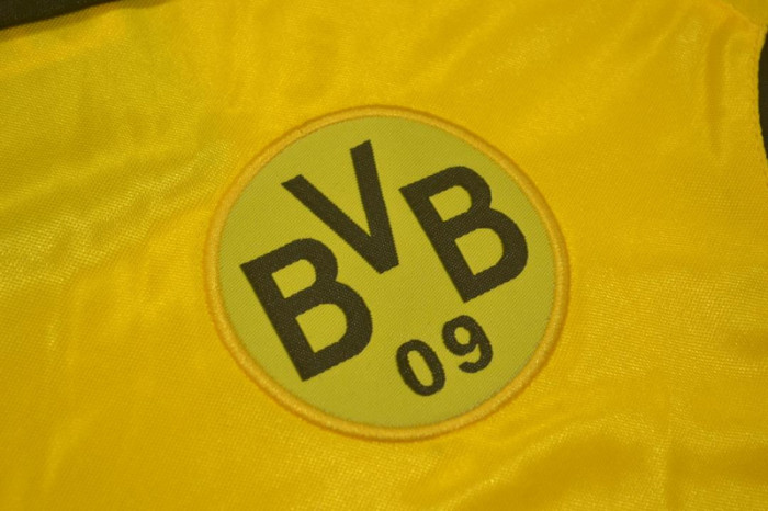 Retro Jersey 1998 Borussia Dortmund CHAPUISAT 9 Home Soccer Jersey BVB Vintage Football Shirt