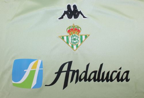 with Sponor Logo Retro Jersey Real Betis 1999-2000 DENILSON 16 Away Soccer Jersey Vintage Football Shirt
