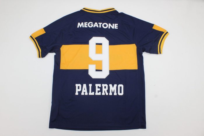 Retro Jersey 2006-2007 Boca Juniors PALERMO 9 Home Soccer Jersey Vintage Football Shirt