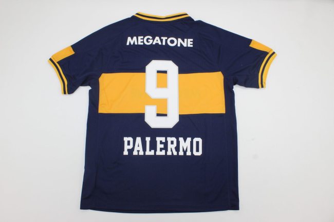 Retro Jersey 2006-2007 Boca Juniors PALERMO 9 Home Soccer Jersey Vintage Football Shirt