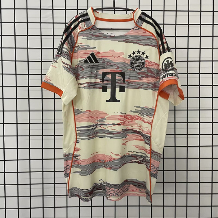 Fan Version 2025-2026 Bayern Munich Away Soccer Jersey Bayern Munchen Football Shirt
