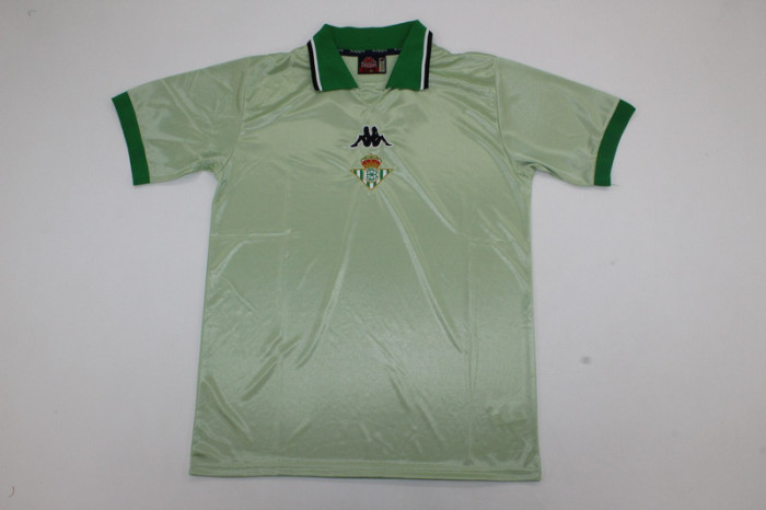 without Sponor Logo Retro Jersey Real Betis 1999-2000 DENILSON 16 Away Soccer Jersey Vintage Football Shirt