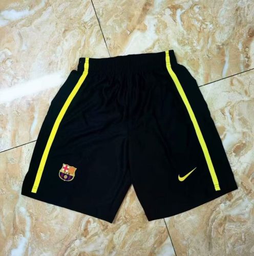 Retro Shorts 2013-2014 Barcelona Third Away Black Soccer Shorts Football Shorts
