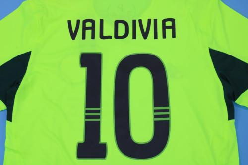 Retro Jersey 2010-2011 Palmeiras VALDIVIA 10 Third Away Soccer Jersey Vintage Football Shirt