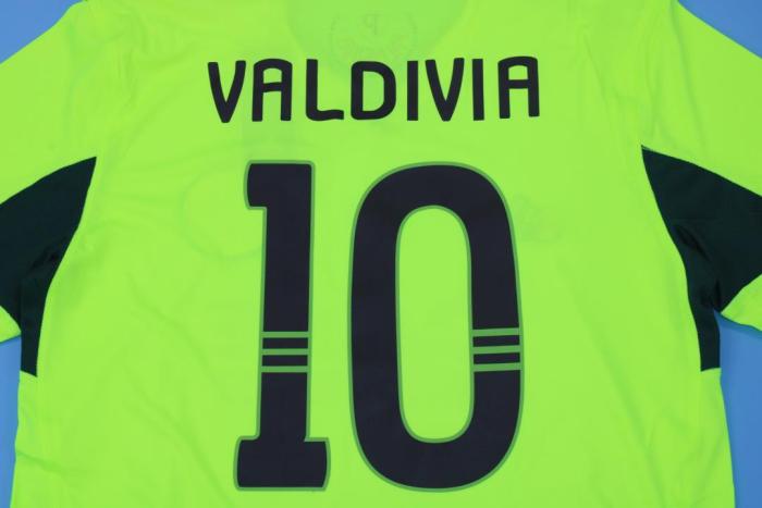 Retro Jersey 2010-2011 Palmeiras VALDIVIA 10 Third Away Soccer Jersey Vintage Football Shirt