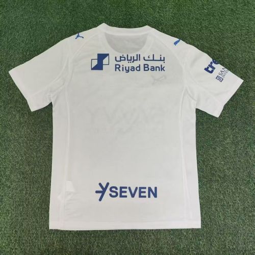Fan Version 2025-2026 Al-Hilal Saudi Away White Soccer Jersey Football Shirt