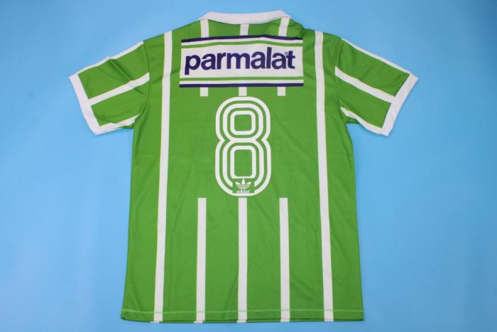 Retro Jersey 1992-1993 Palmeiras 8 Home Soccer Jersey Vintage Football Shirt