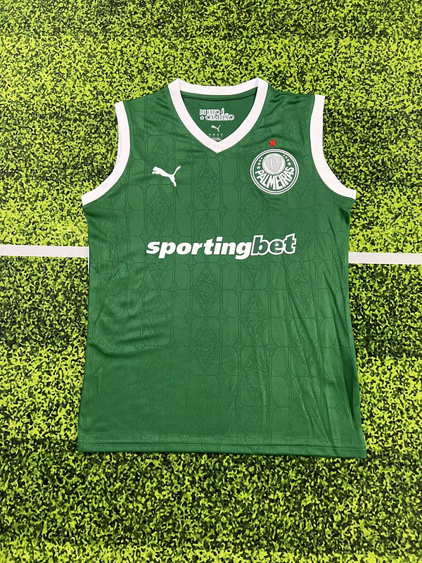 2025-2026 Palmeiras Green Soccer Training Vest